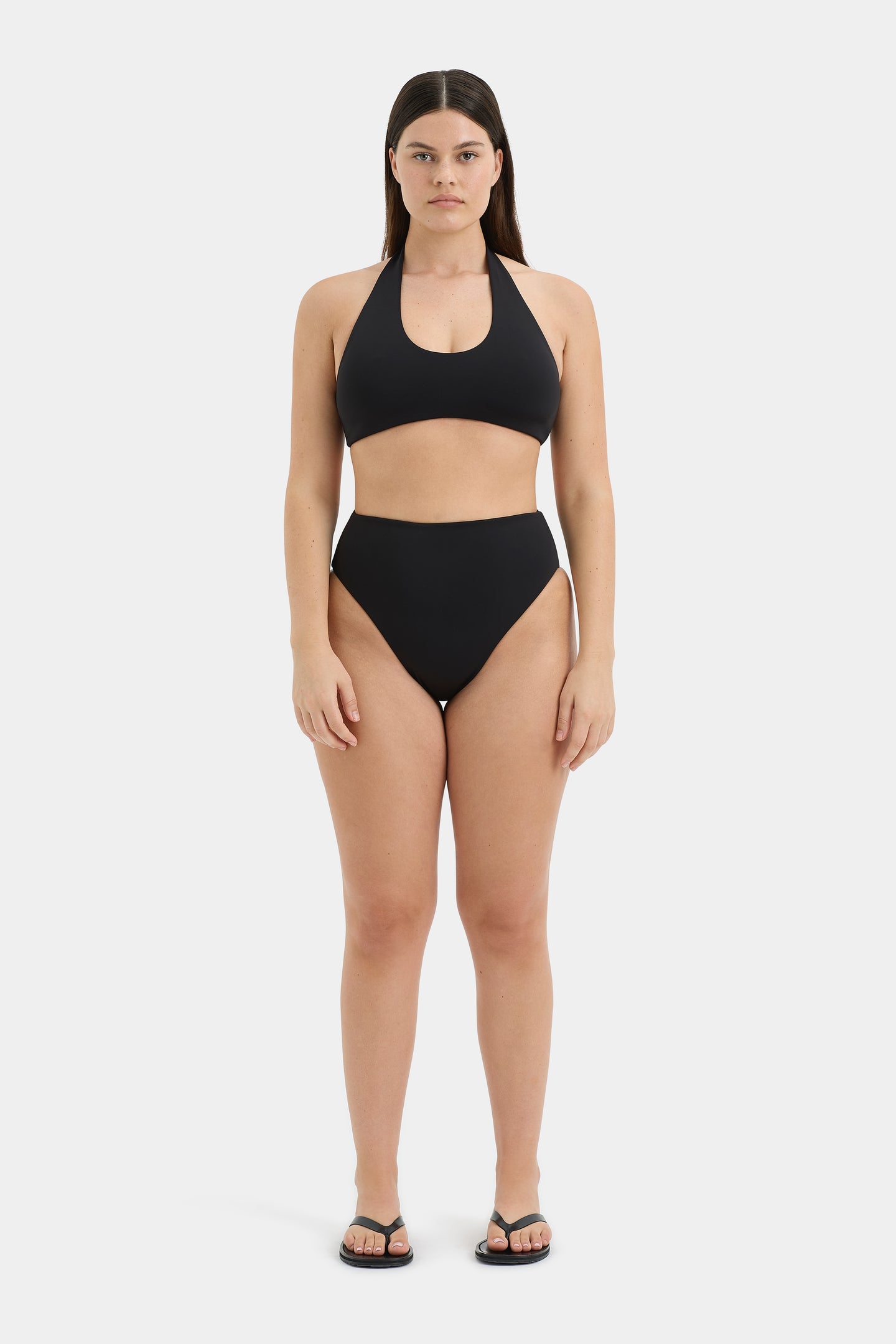 SIR the label Clarita High Cut Brief BLACK