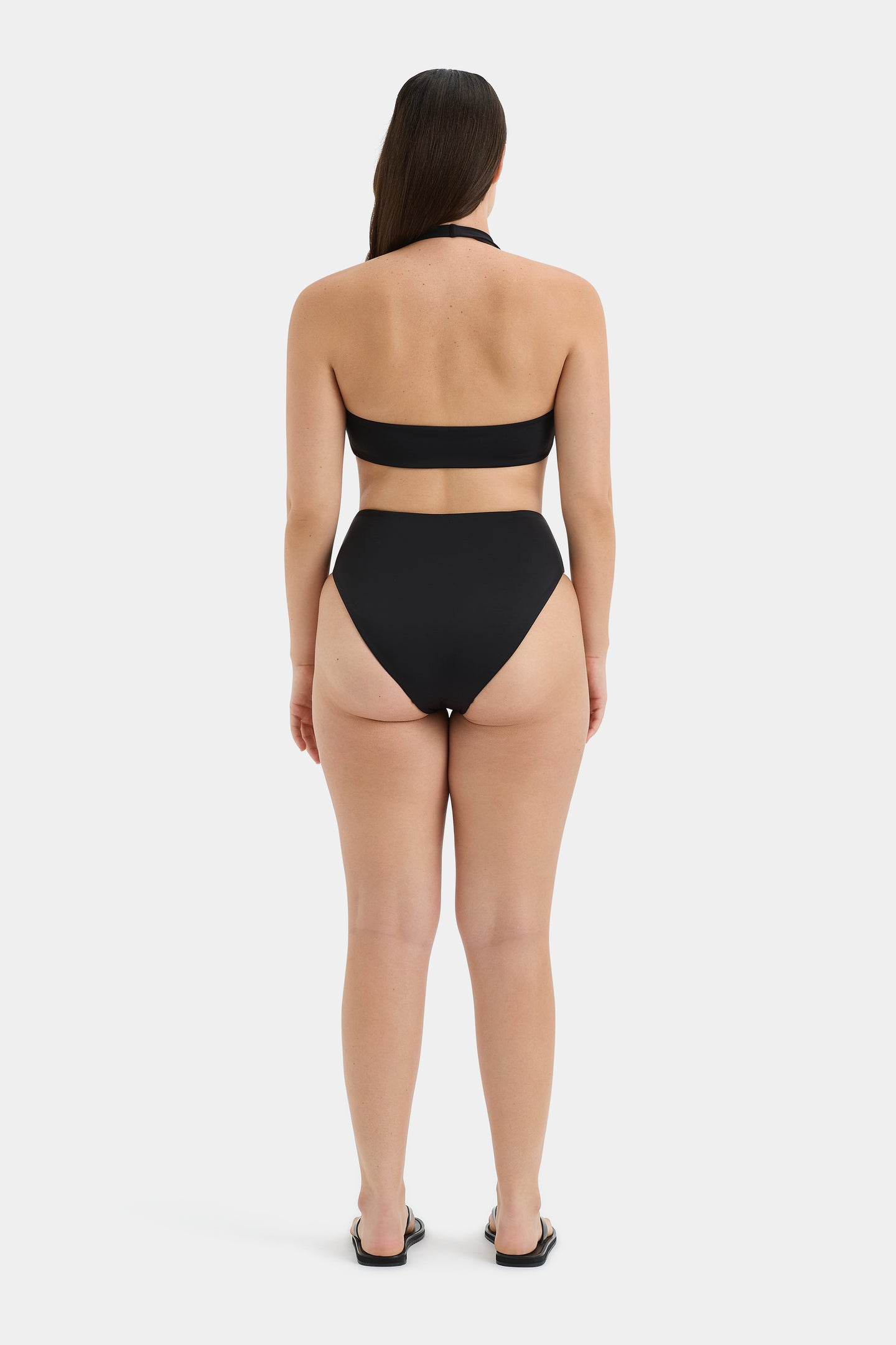 SIR the label Clarita High Cut Brief BLACK