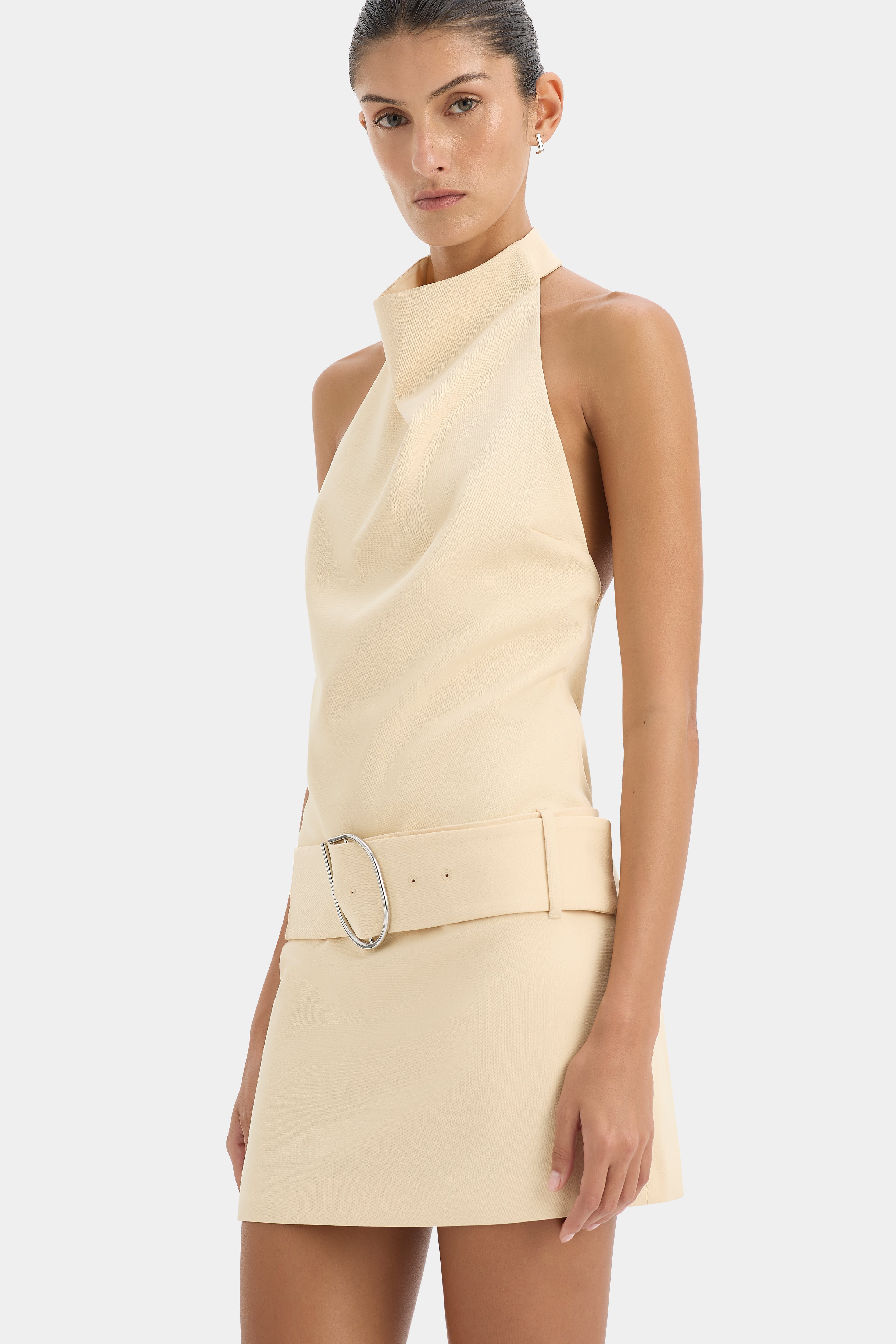 Sabina Belted Mini Dress