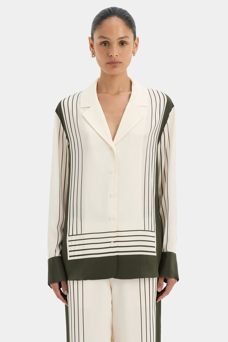 SIR the label Leilana Shirt Garden Stripe