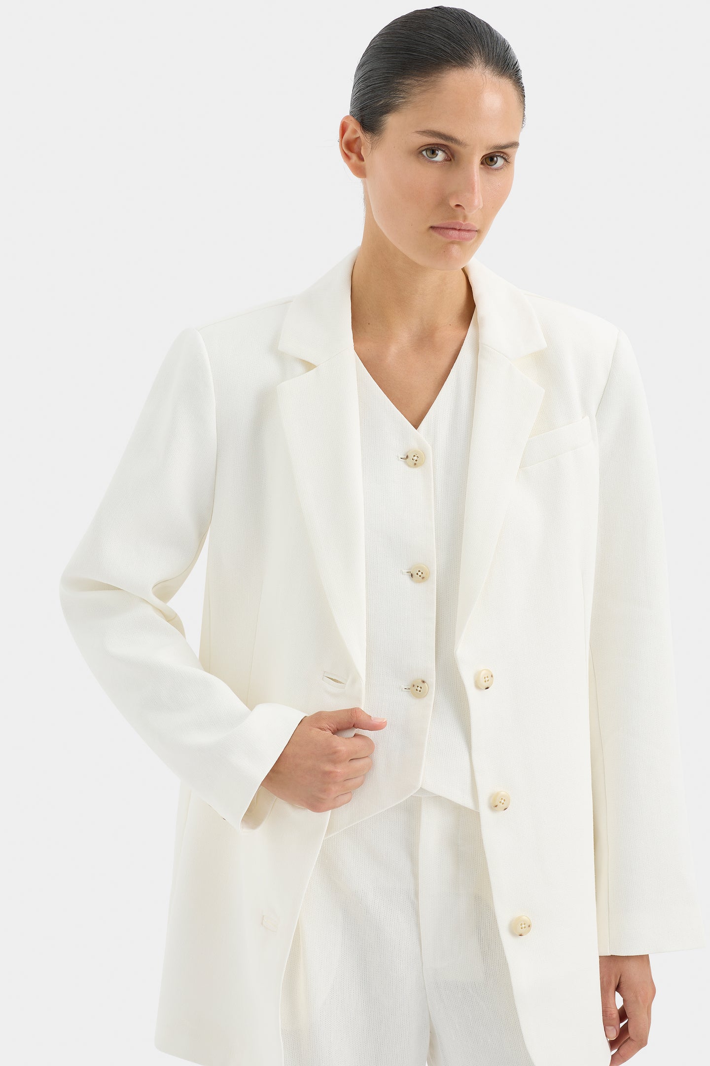 SIR the label Clemence Blazer IVORY
