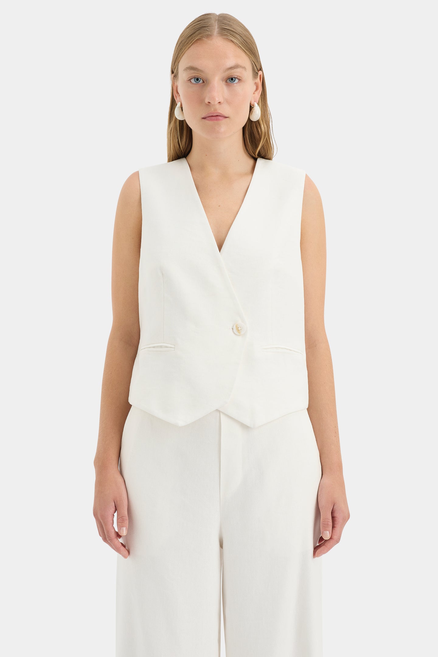 SIR the label Dorian Vest IVORY