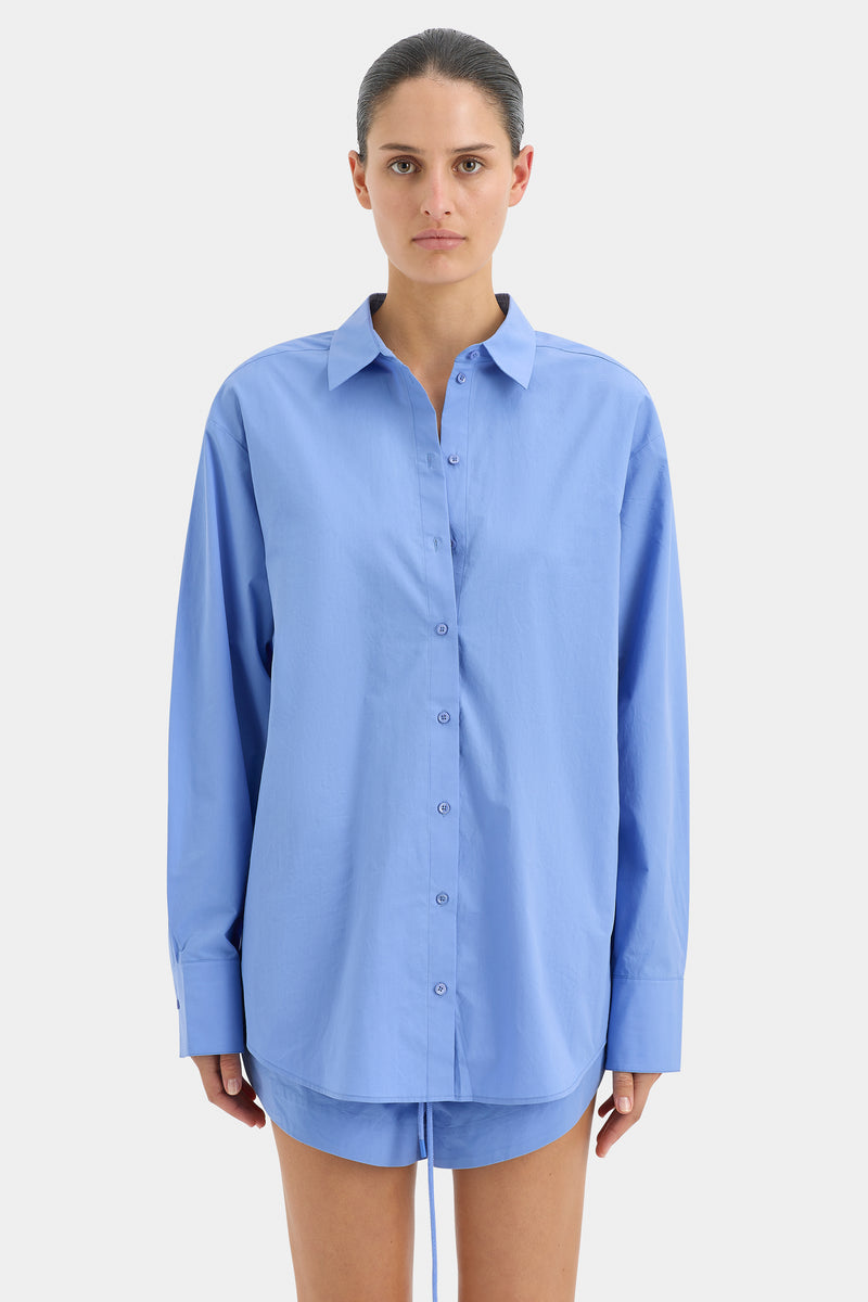 SIR the label Nouveaux Classic Shirt Ultramarine