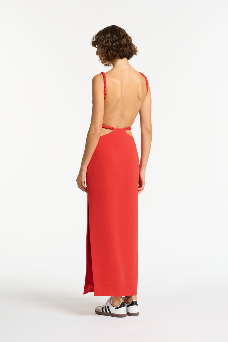 SIR the label Spoerri Backless Gown Red