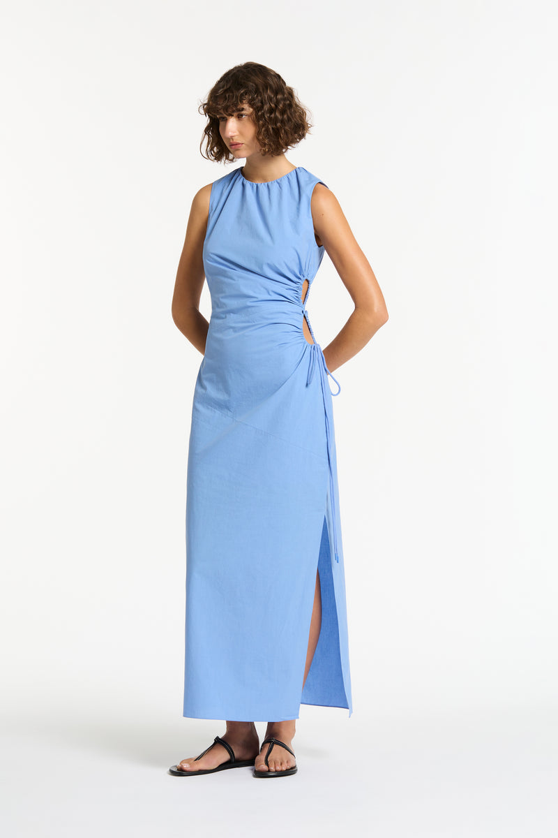 SIR the label Nouveaux Cut Out Dress Ultramarine