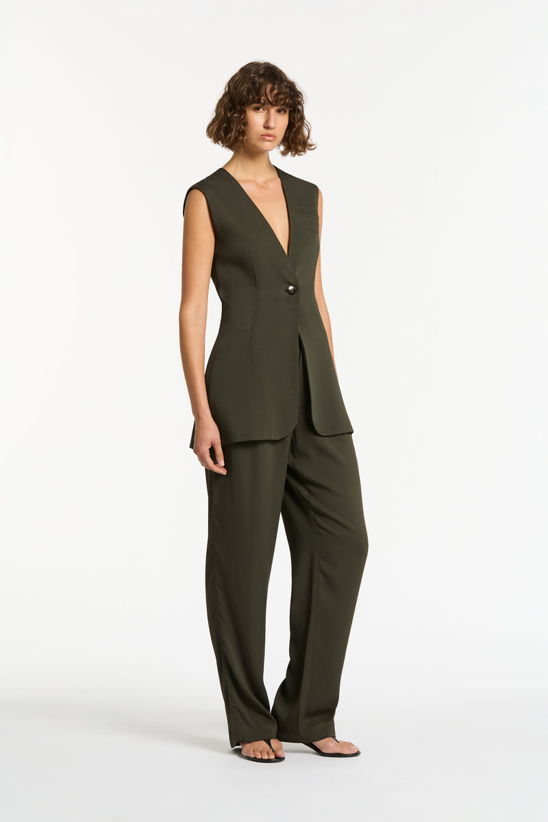 SIR the label Gilles Vest Olive