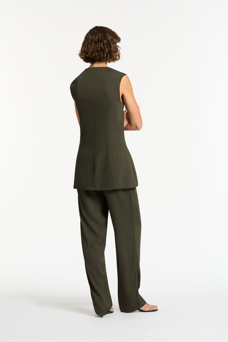 SIR the label Gilles Vest Olive