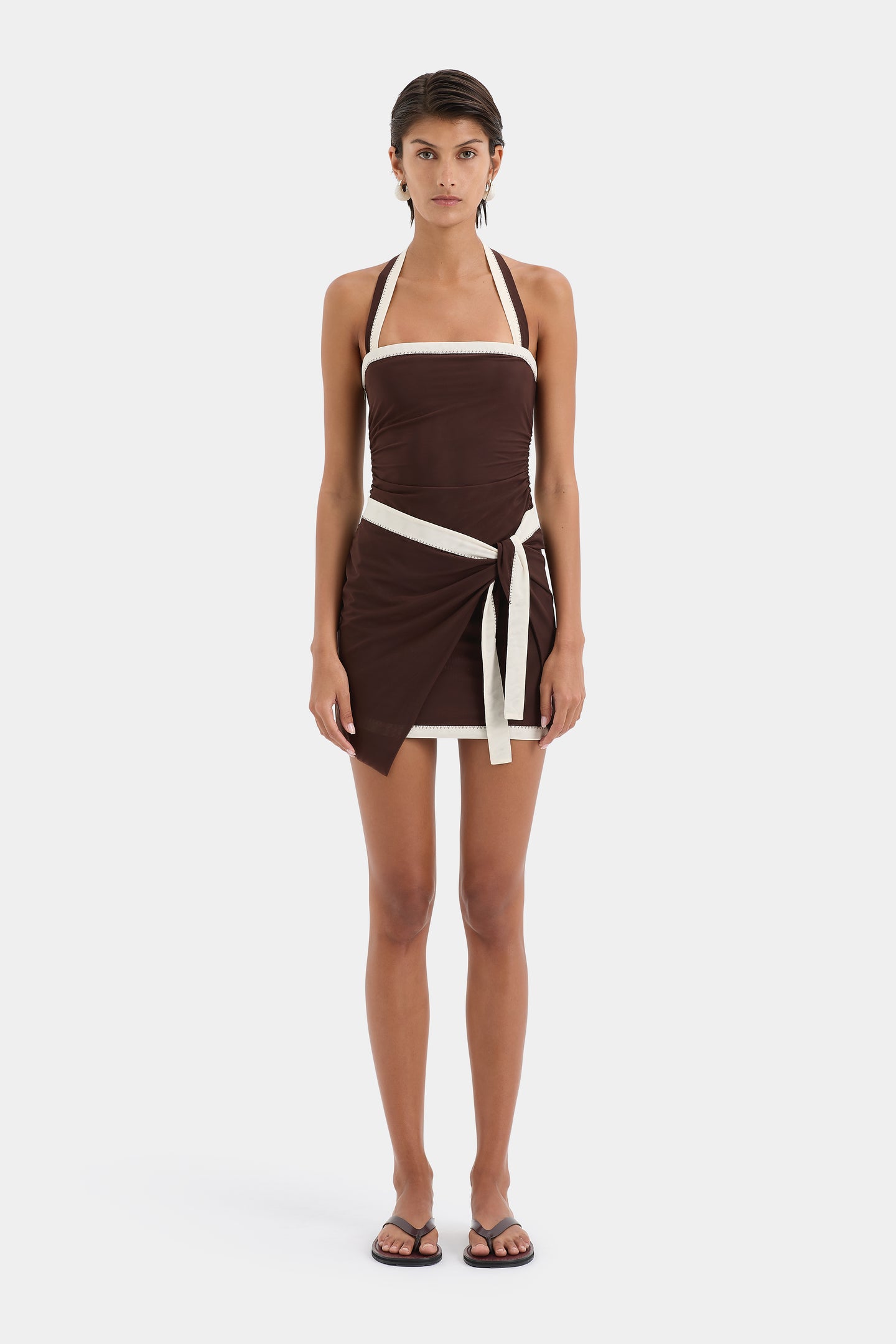 SIR the label Jacques Mini Dress Chocolate