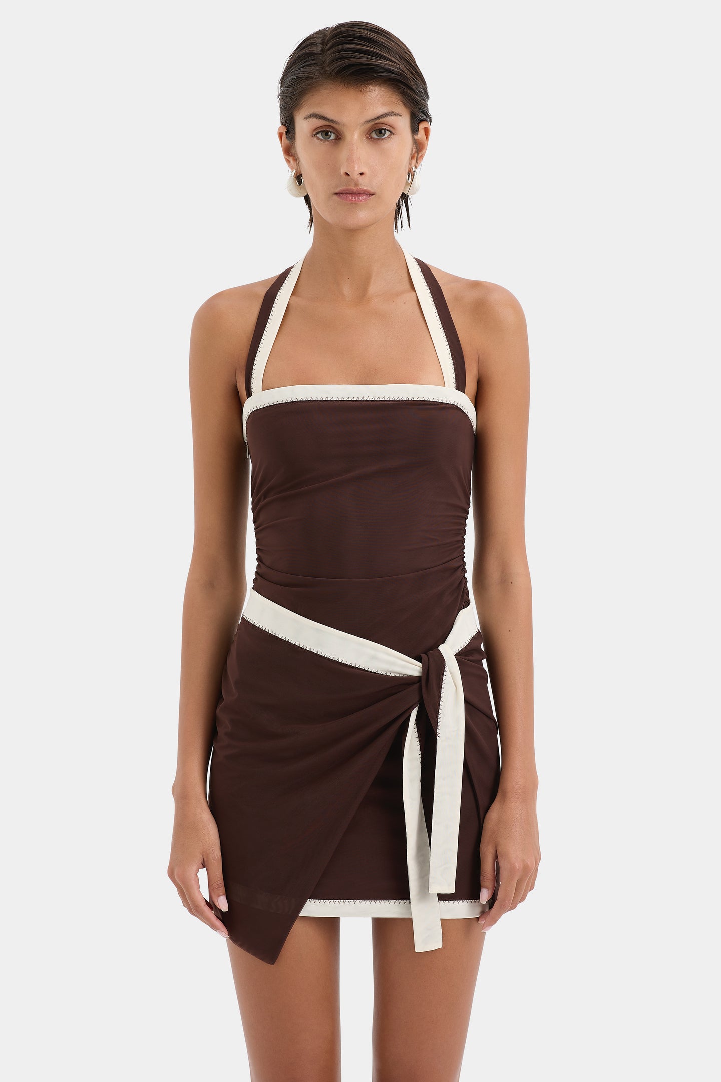 SIR the label Jacques Mini Dress Chocolate