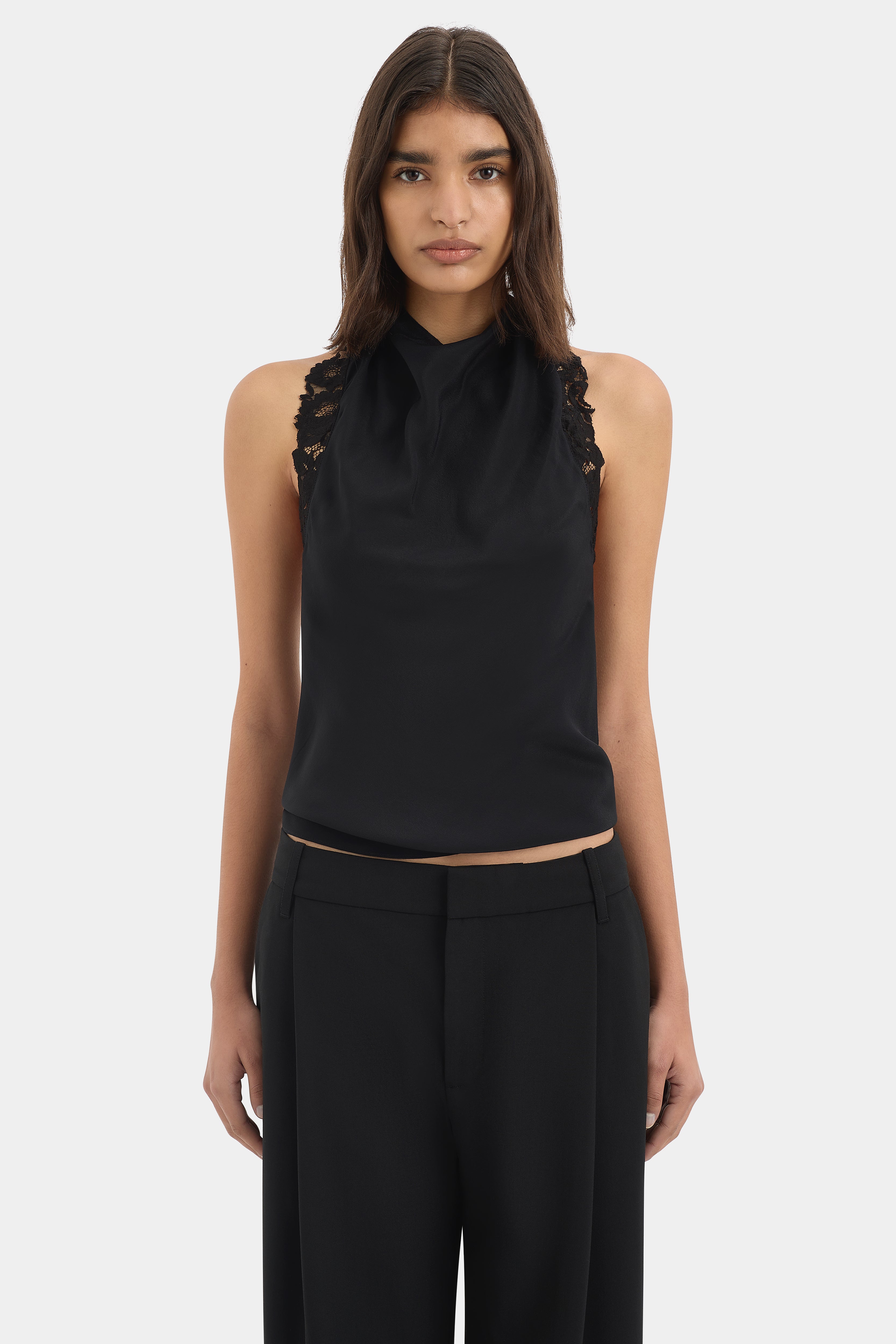 Noria Halter Tie Top