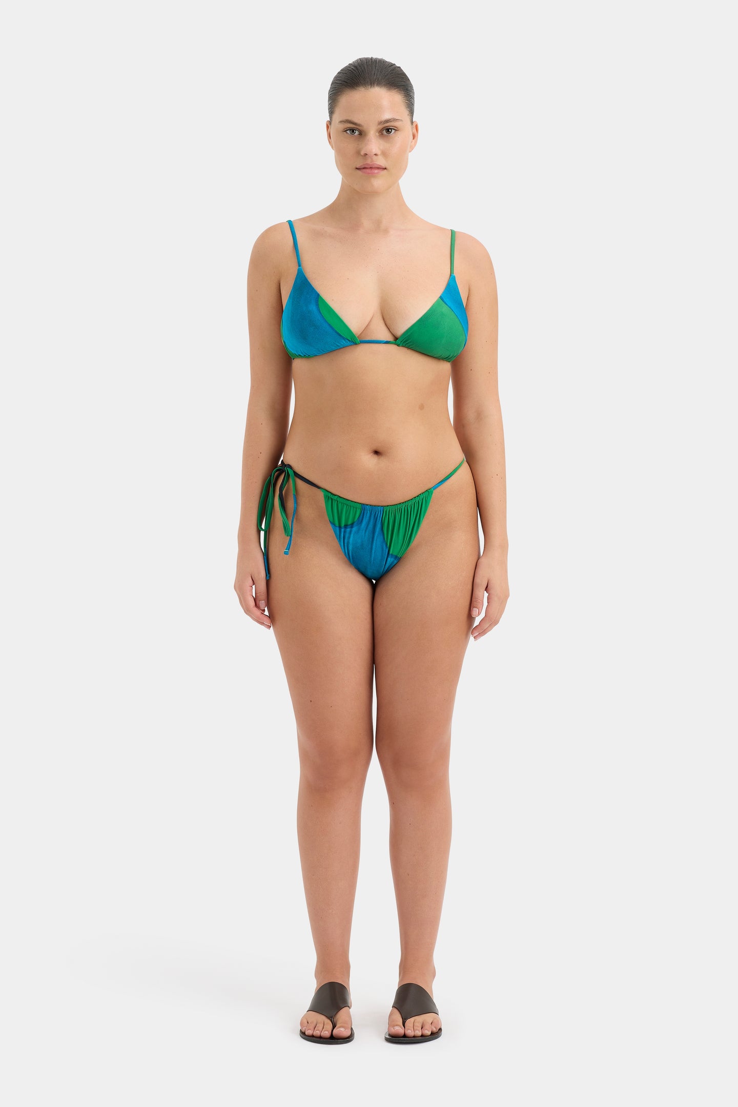 SIR the label Francesca String Brief EMERALD REFLECTION