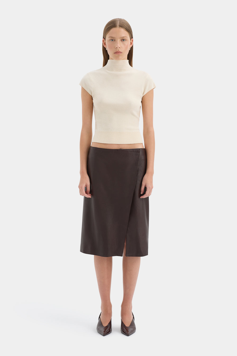 Tomi Wrap Midi Skirt