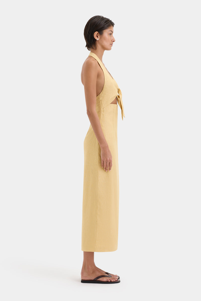 Carlotta Tie Midi Dress