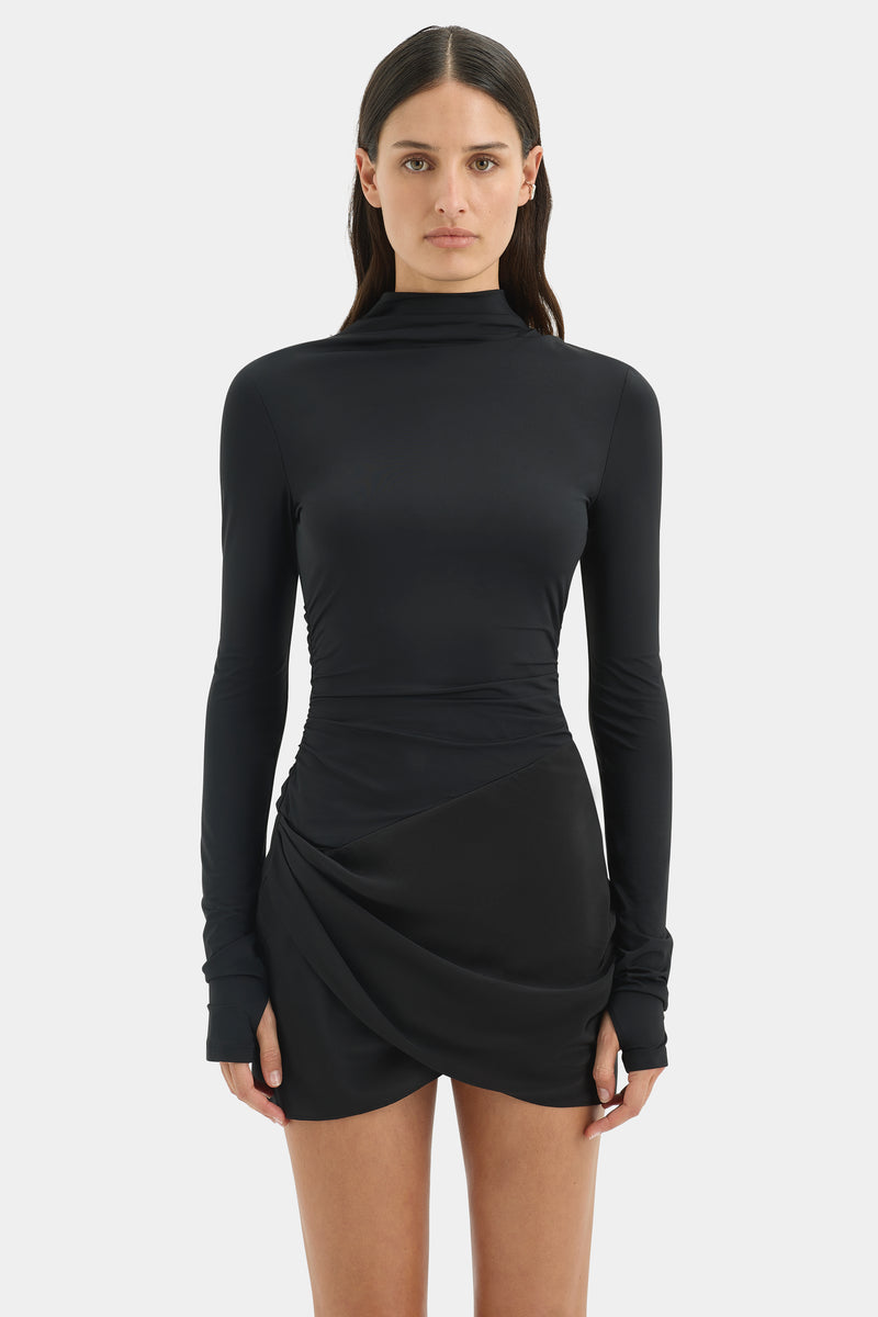 Milesi Drape Mini Dress