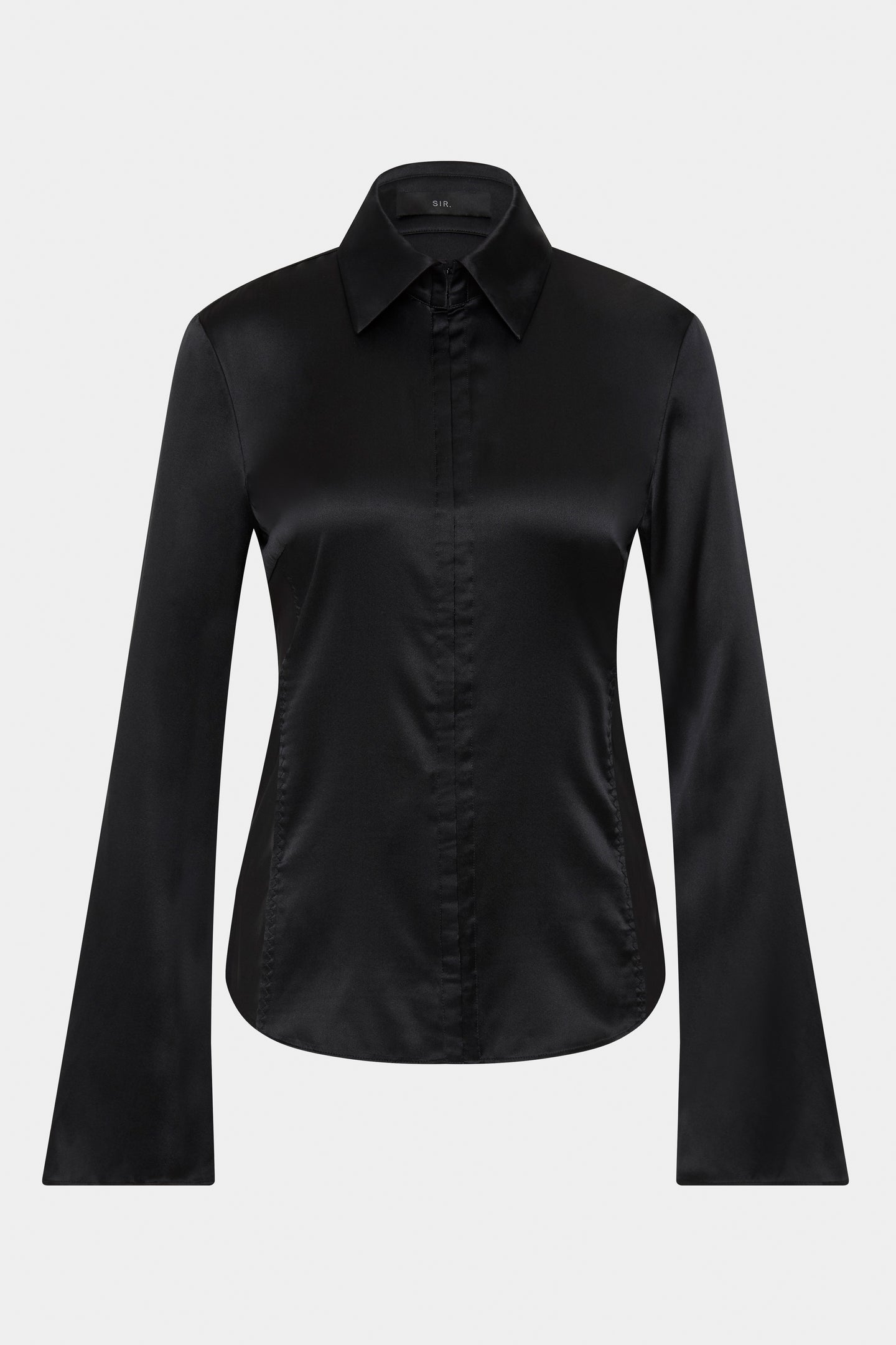 SIR the label Sonora Evening Shirt BLACK