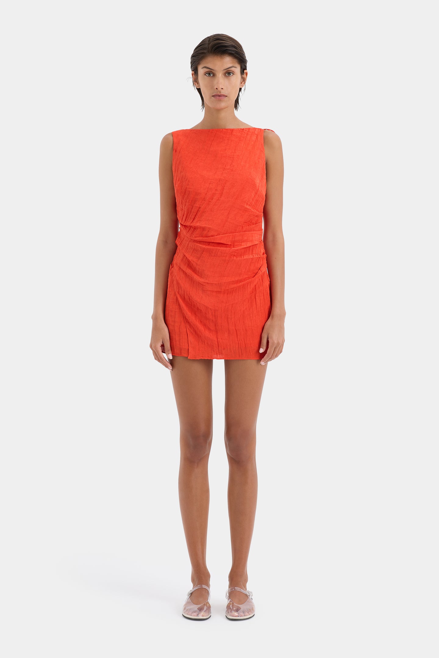 SIR the label Ligera Mini Dress Tangerine