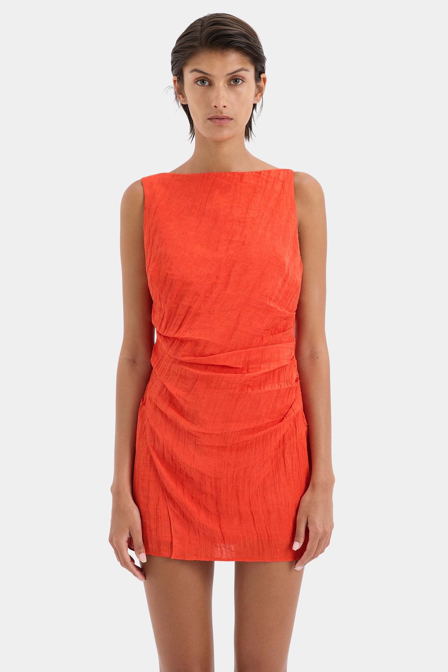 SIR the label Ligera Mini Dress Tangerine