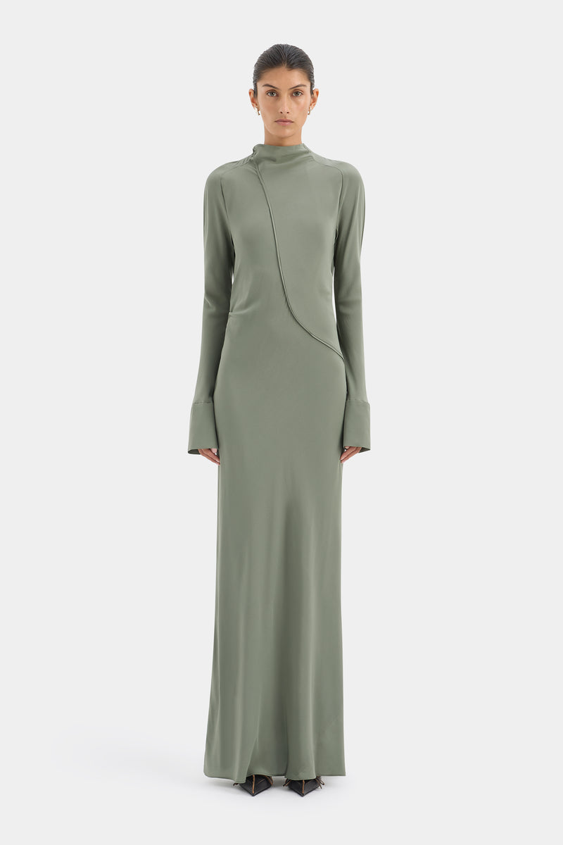 Rousseau Open Back Gown