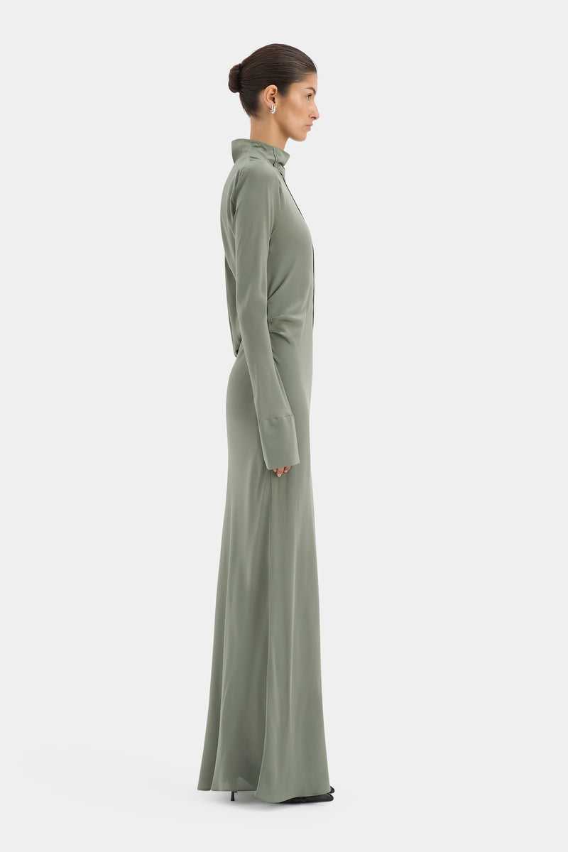 Rousseau Open Back Gown