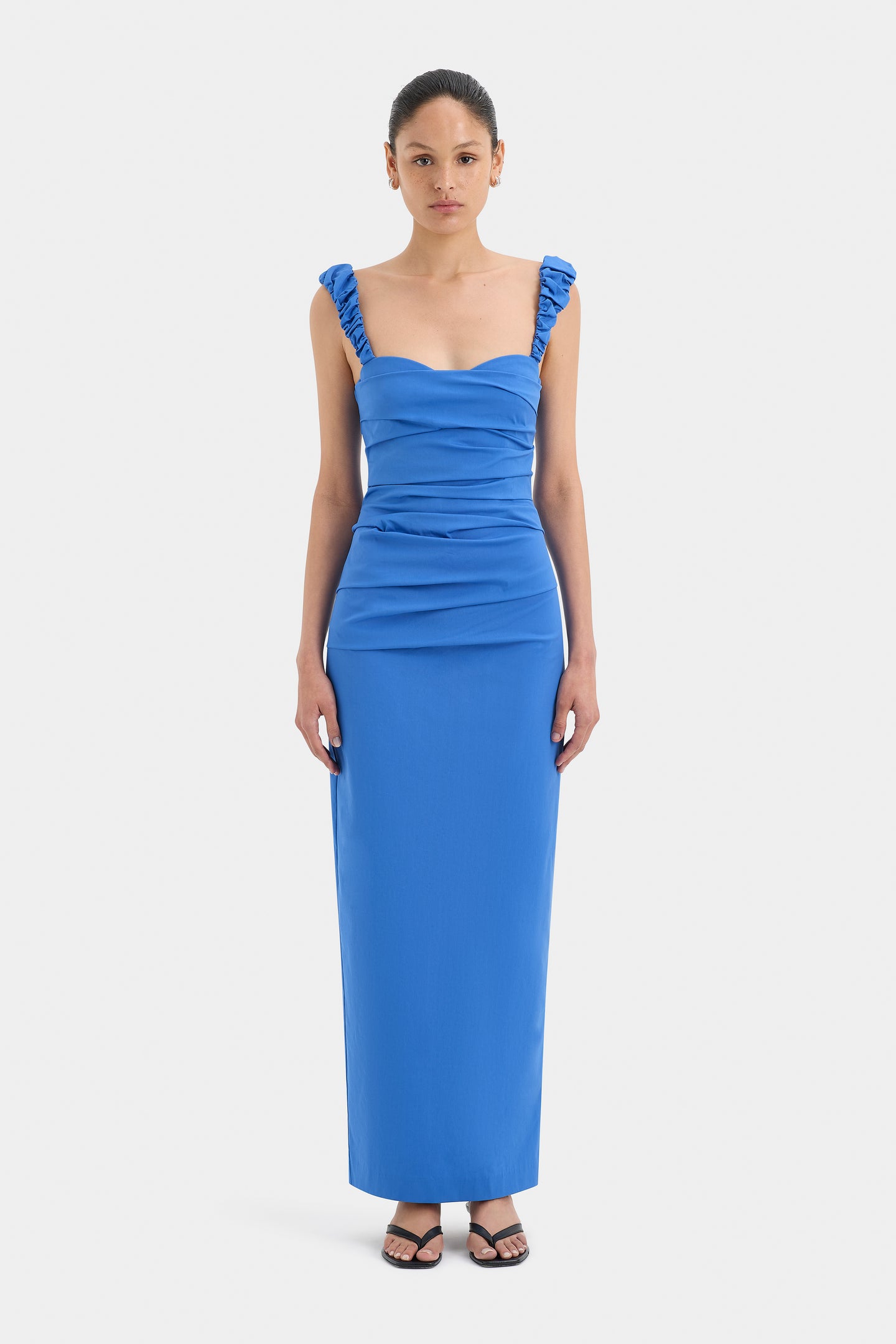 SIR the label Azul Balconette Gown COBALT