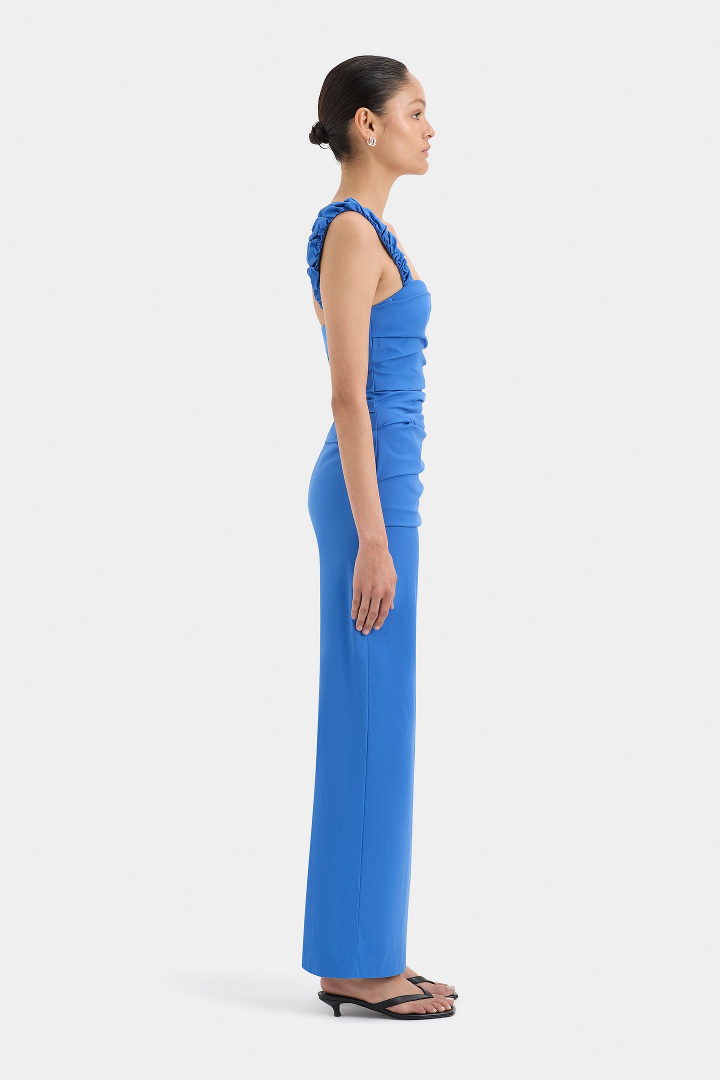 SIR the label Azul Balconette Gown COBALT