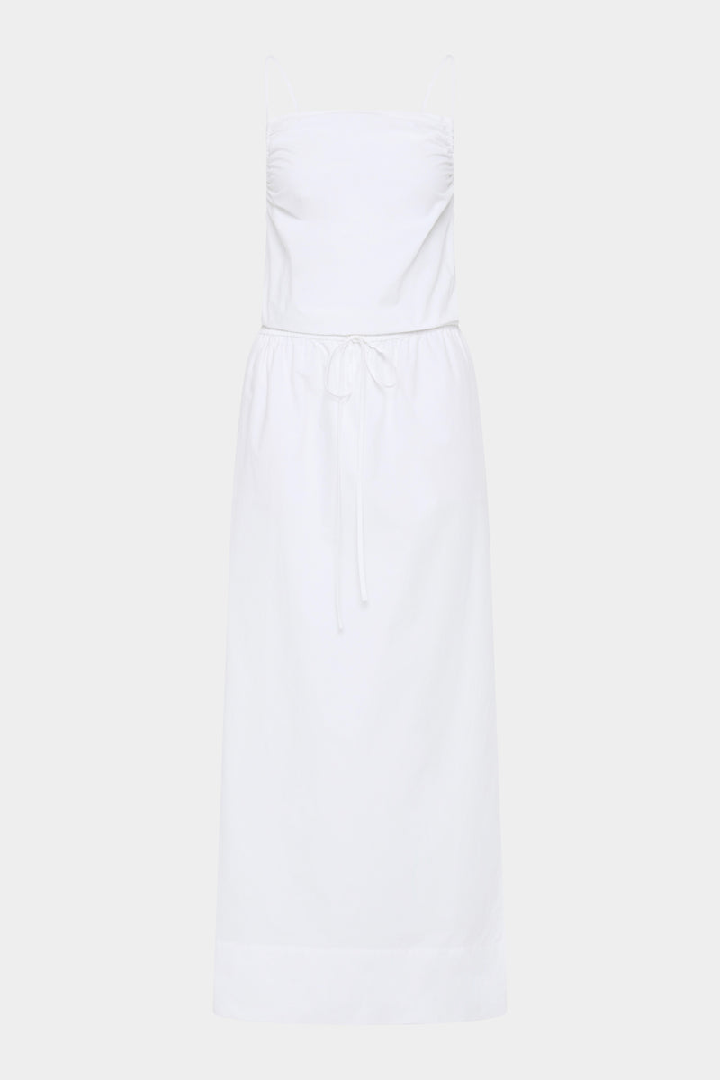 SIR the label Zaria Tie Midi Dress Ivory