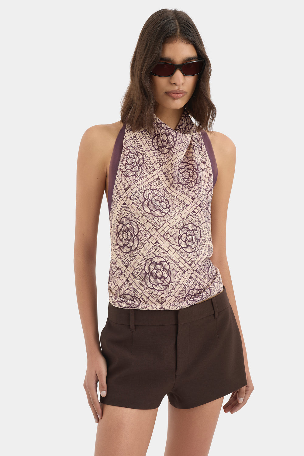 Mireli Halter Tie Top