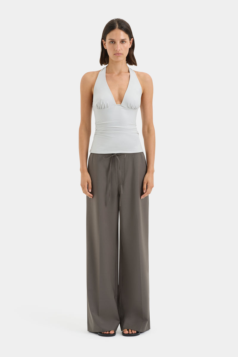 SIR the label Elm Halter Top Grey Blue