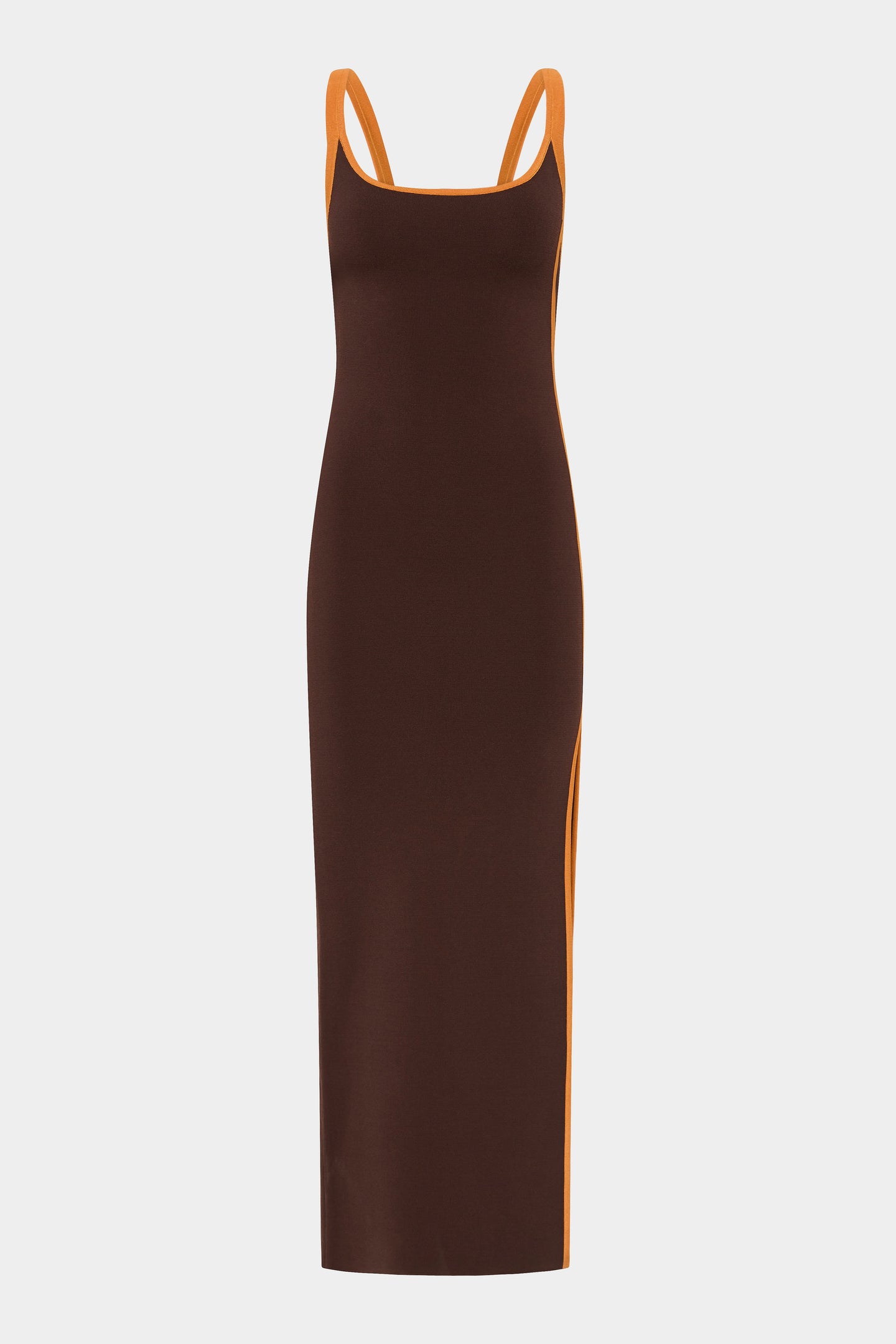 SIR the label Solana Midi Dress CHOCOLATE