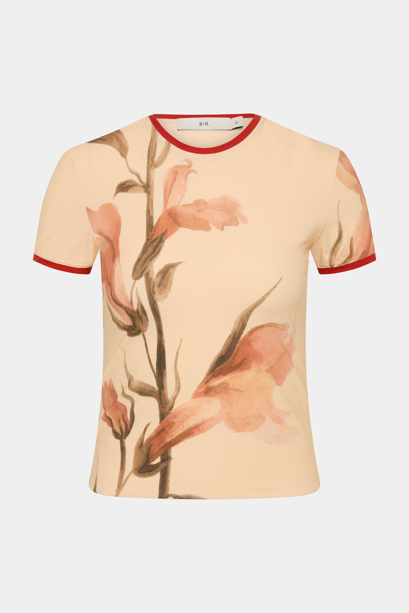 SIR the label Hana Tee Gladioli Print