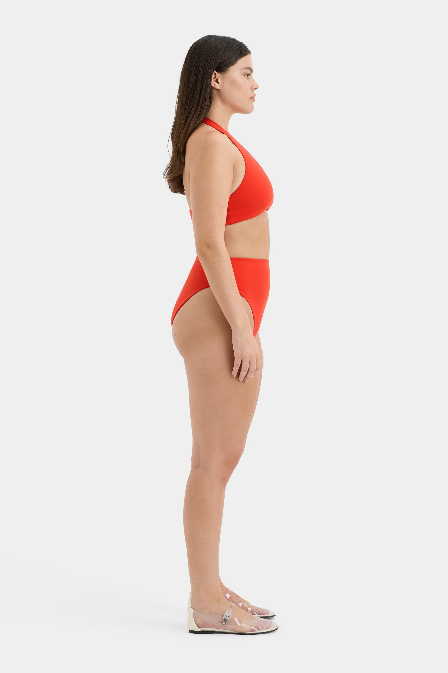 SIR the label Clarita High Cut Brief TANGERINE