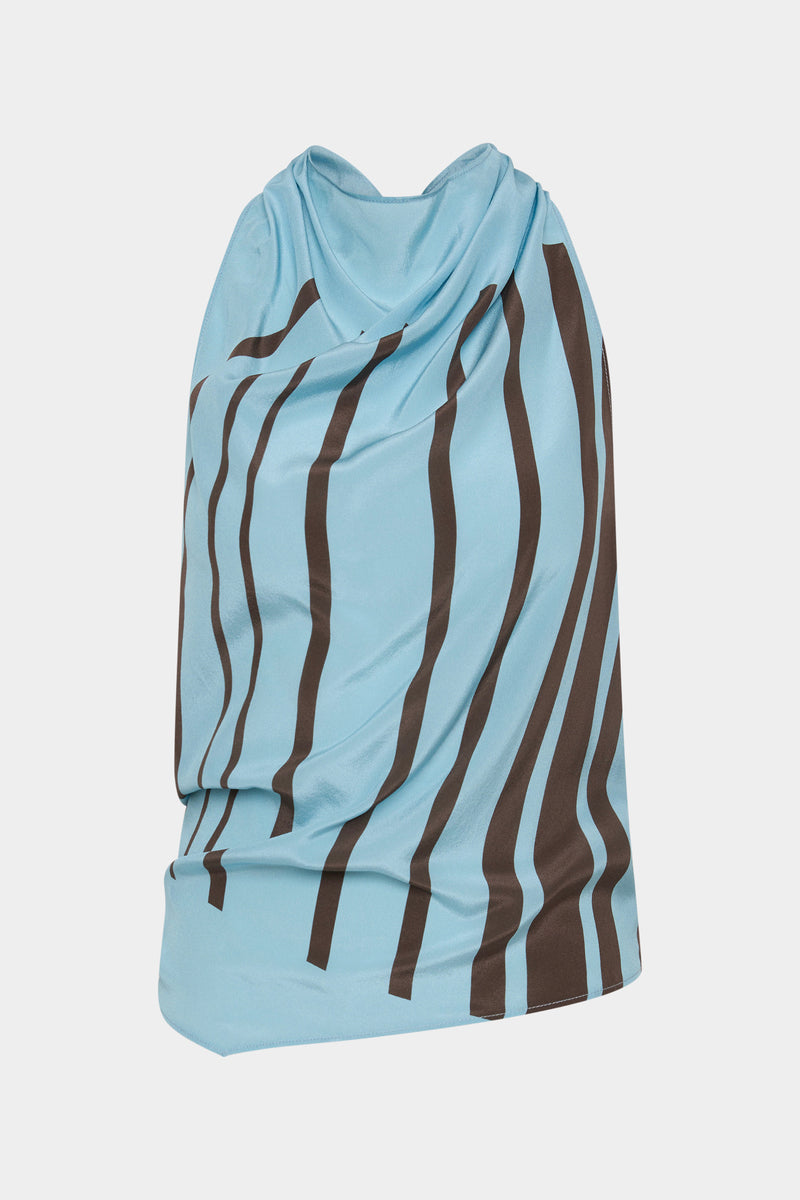 Rioja Halter Scarf Top
