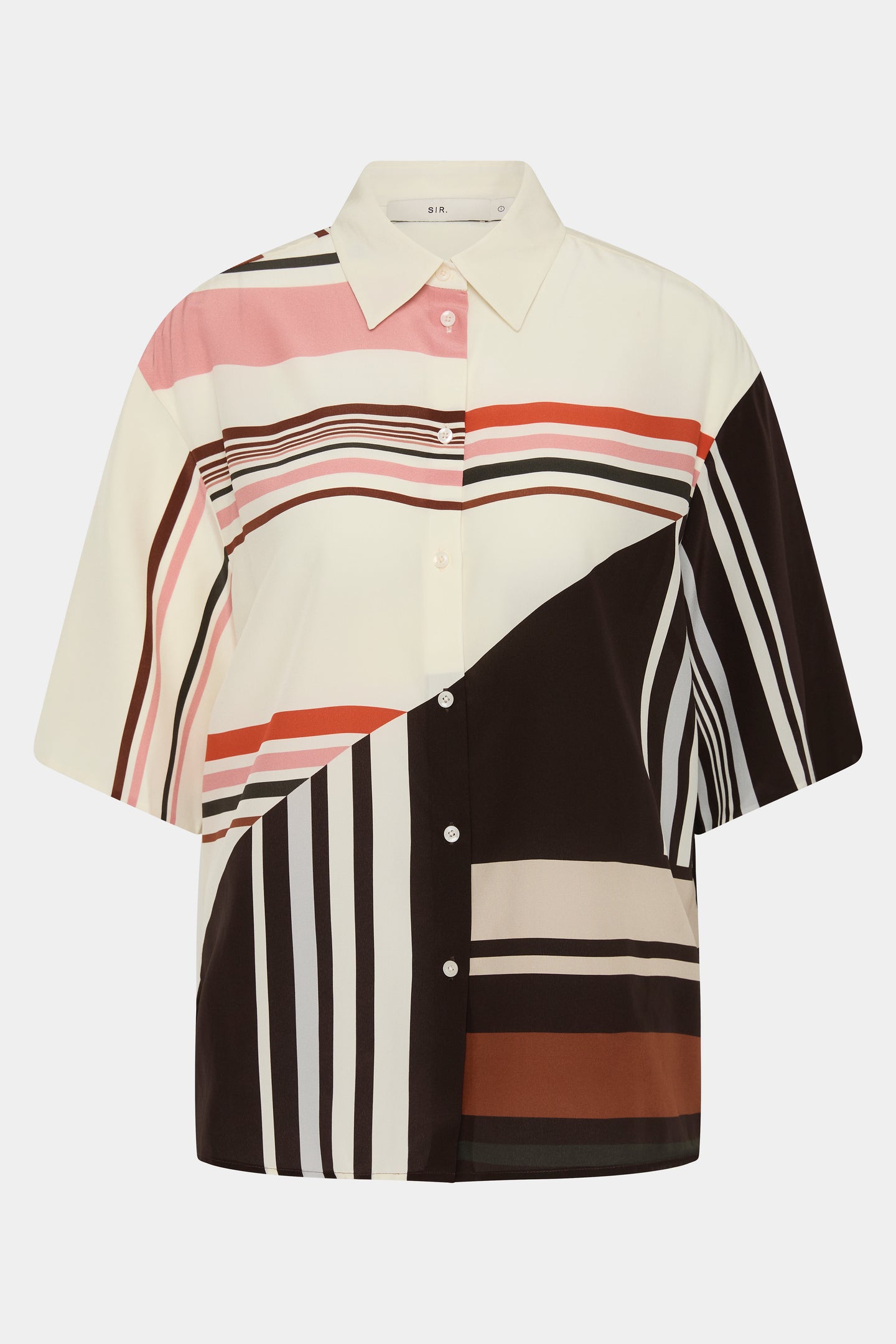 SIR the label Thistle Shortsleeve Shirt Rose Baiadera