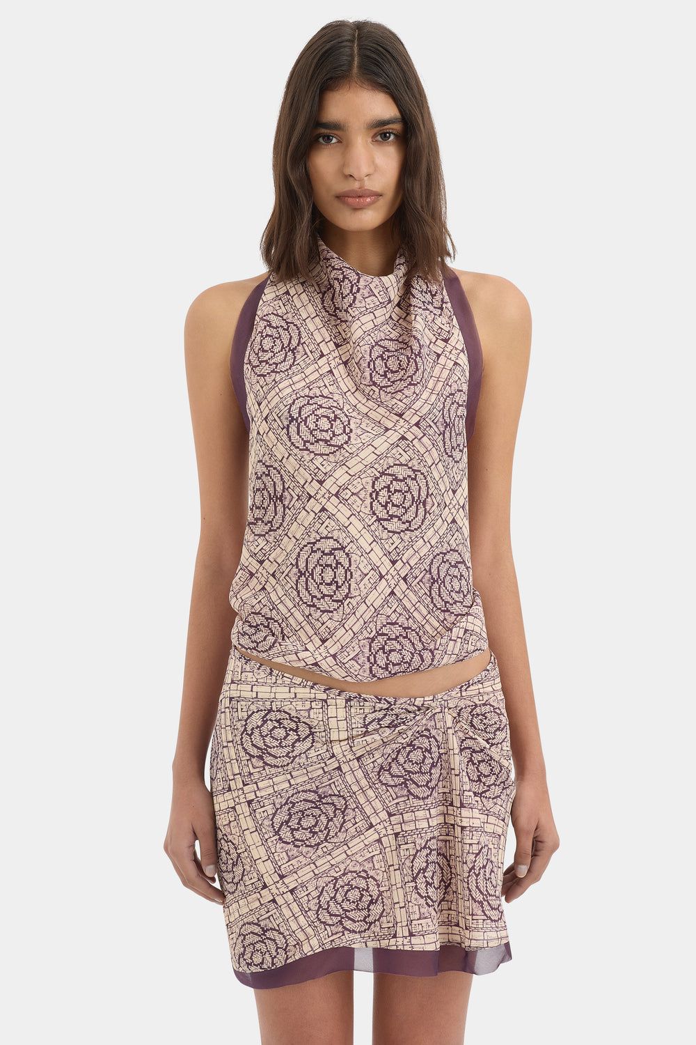 Mireli Halter Tie Top