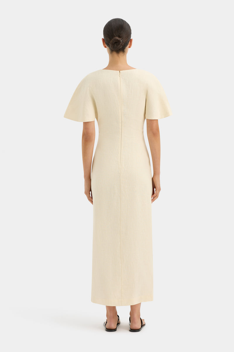 Josefina Corded V Neck Dress