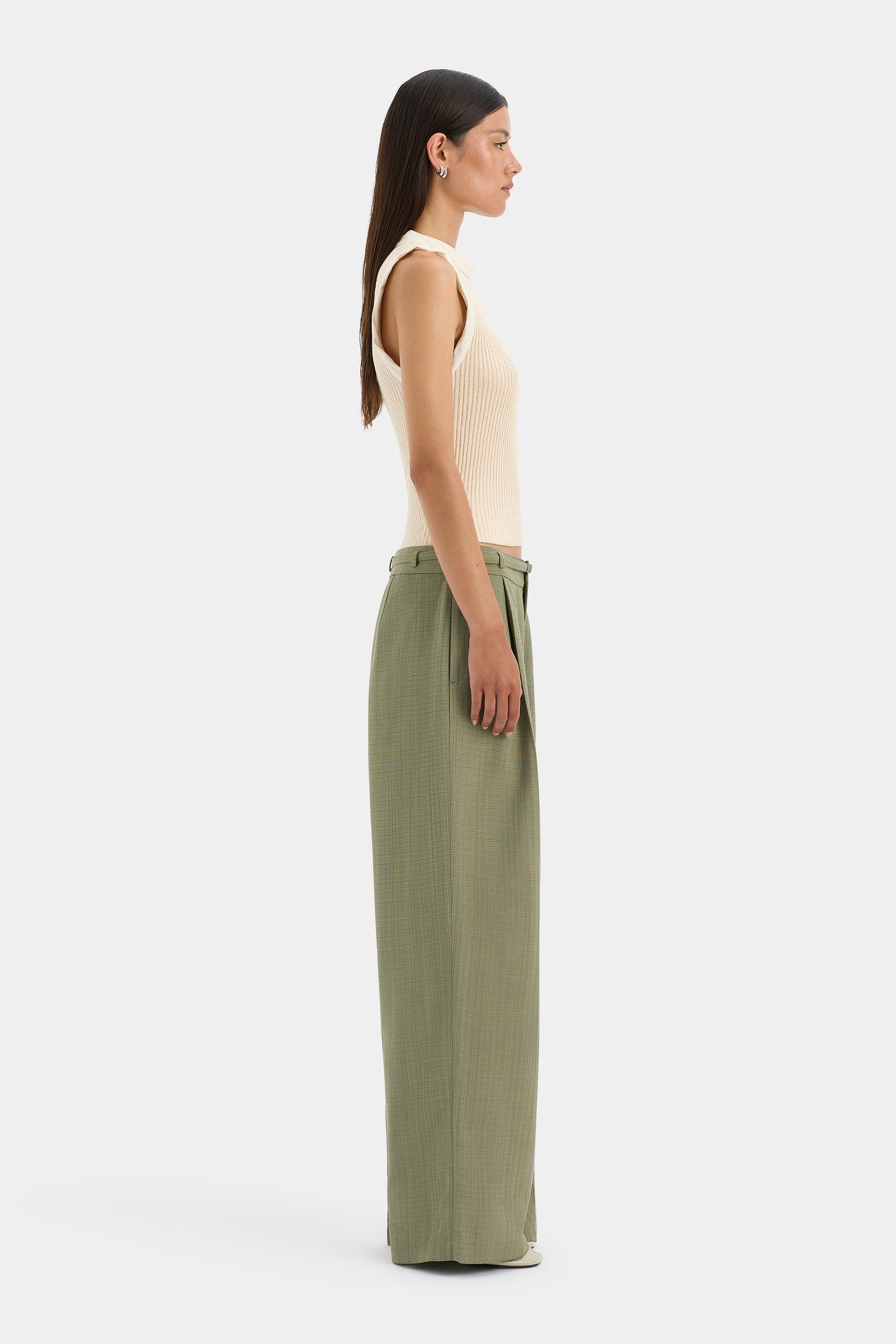 SIR the label Evanthe Belted Trouser Olive