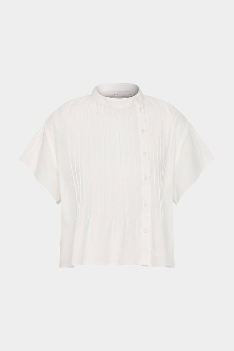 Beatrice Pintuck Top