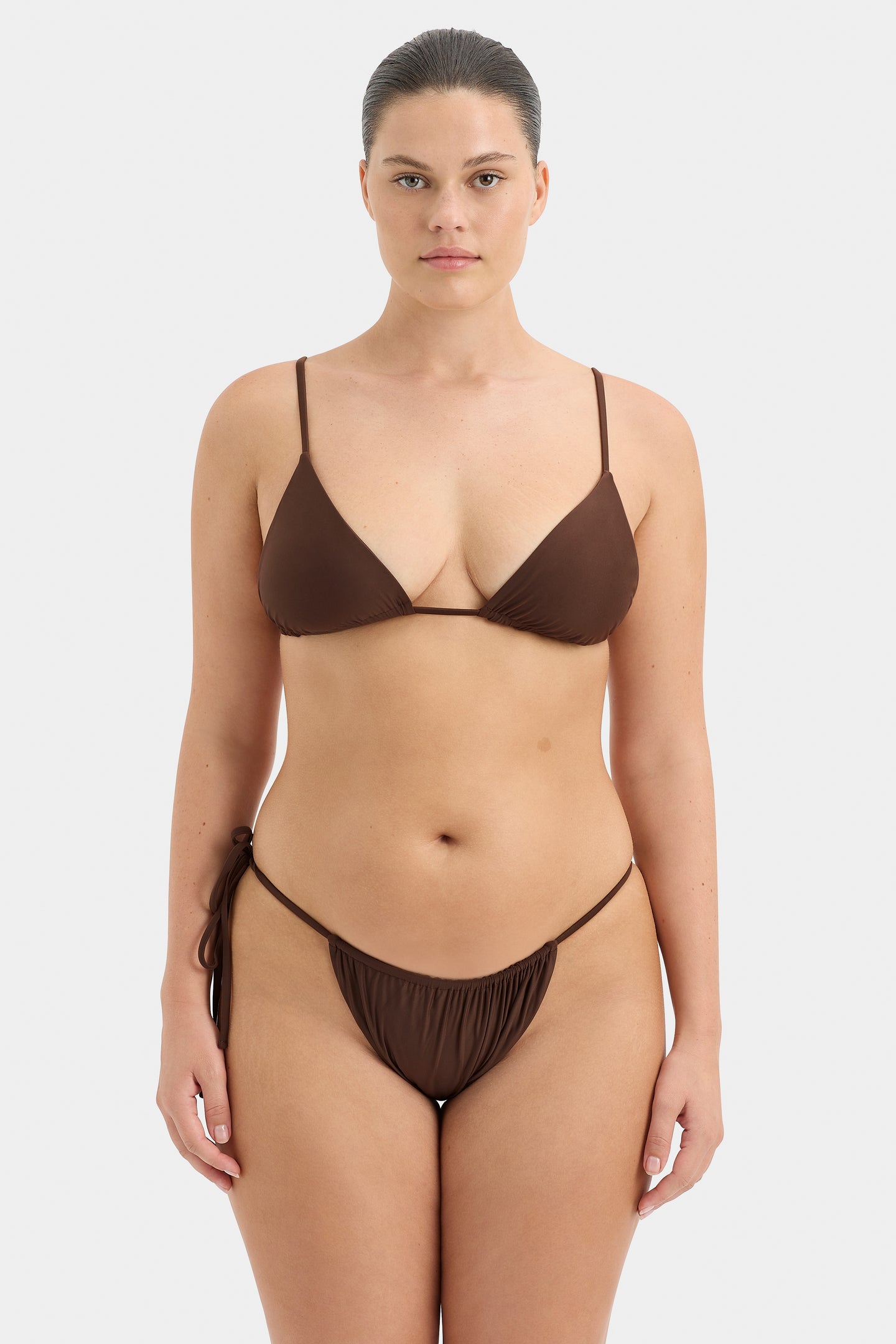 Shan Intemporel High Neck Tie Fullpiece - Chocolate – Melmira Bra