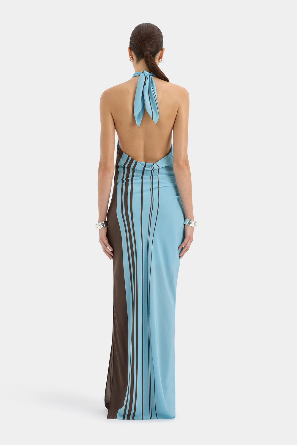 Rioja Halter Scarf Maxi Dress