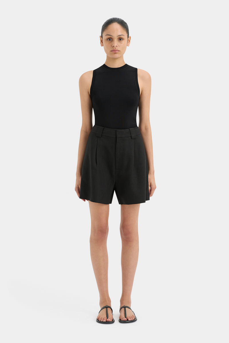 SIR the label Clemence Tailored Short BLACK