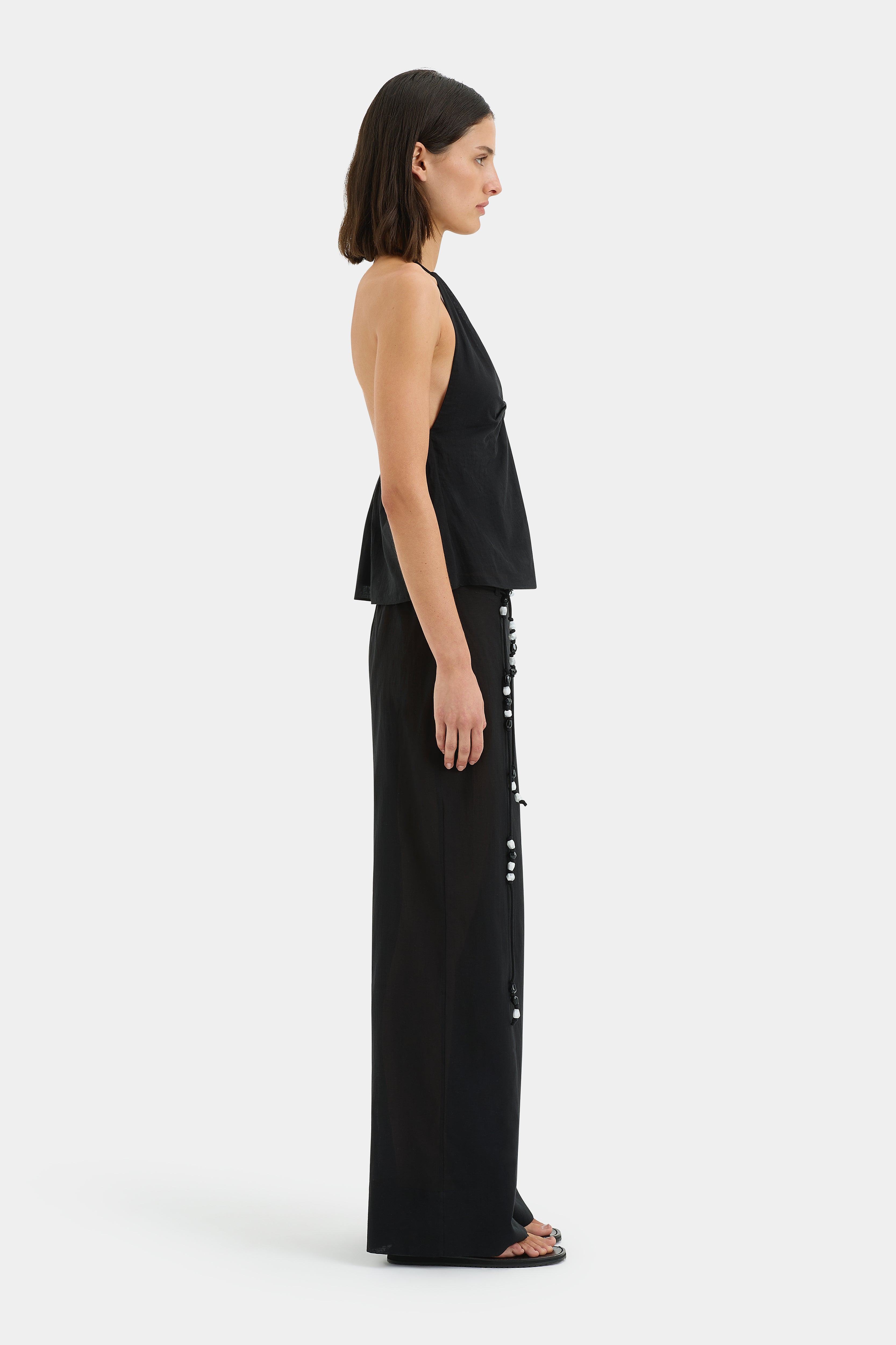 Azura Halter Top | Black | SIR.