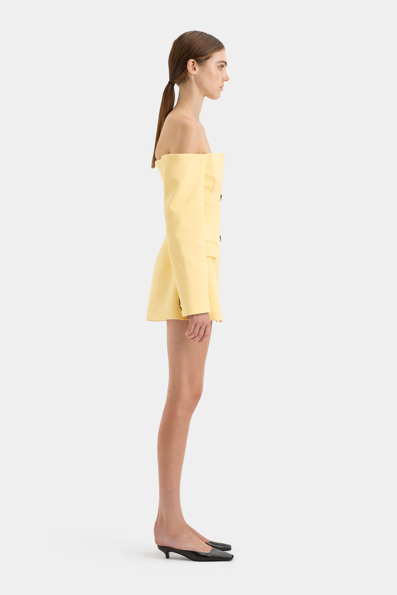 SIR the label Sandrine Tailored Mini Dress LIMONE