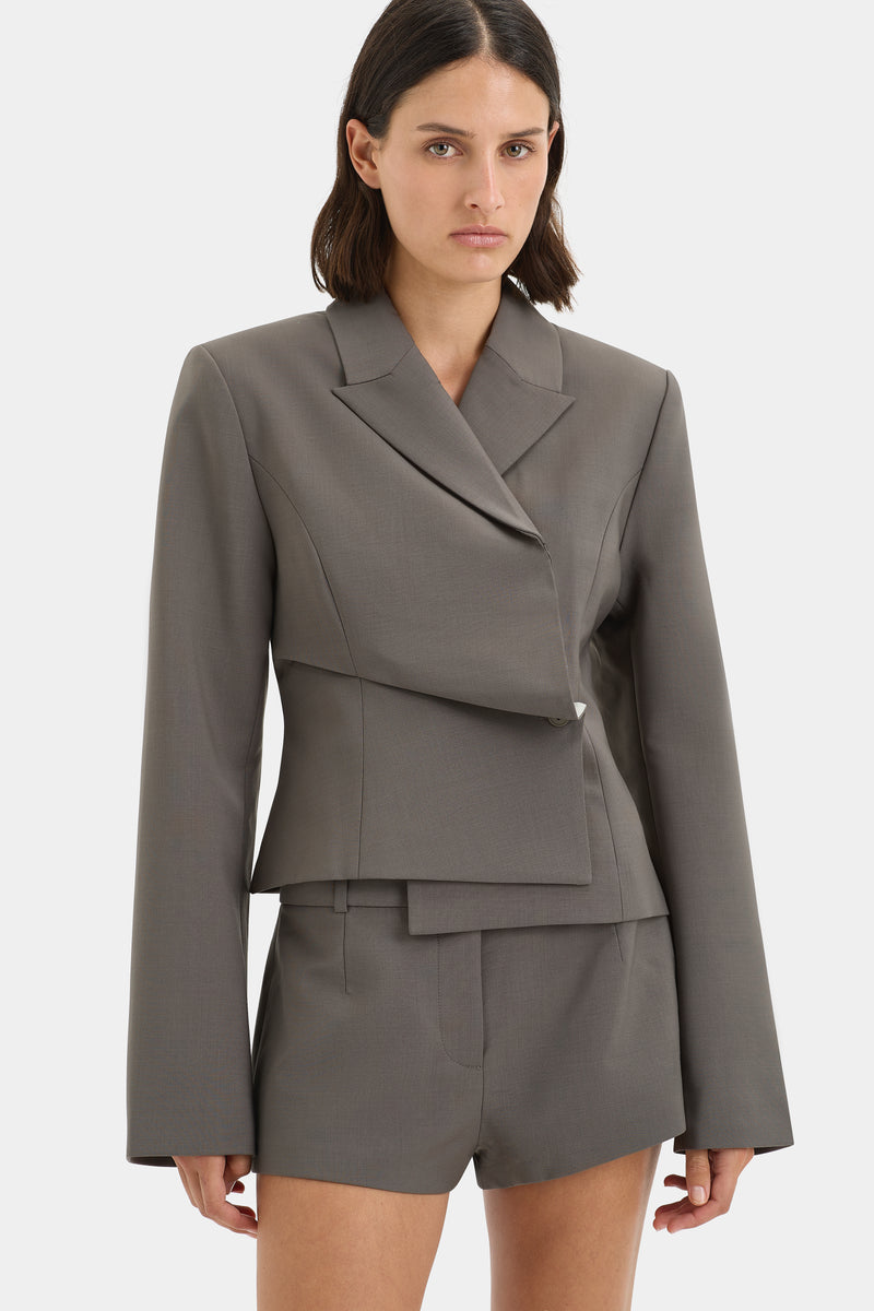 Maya Pleated Blazer