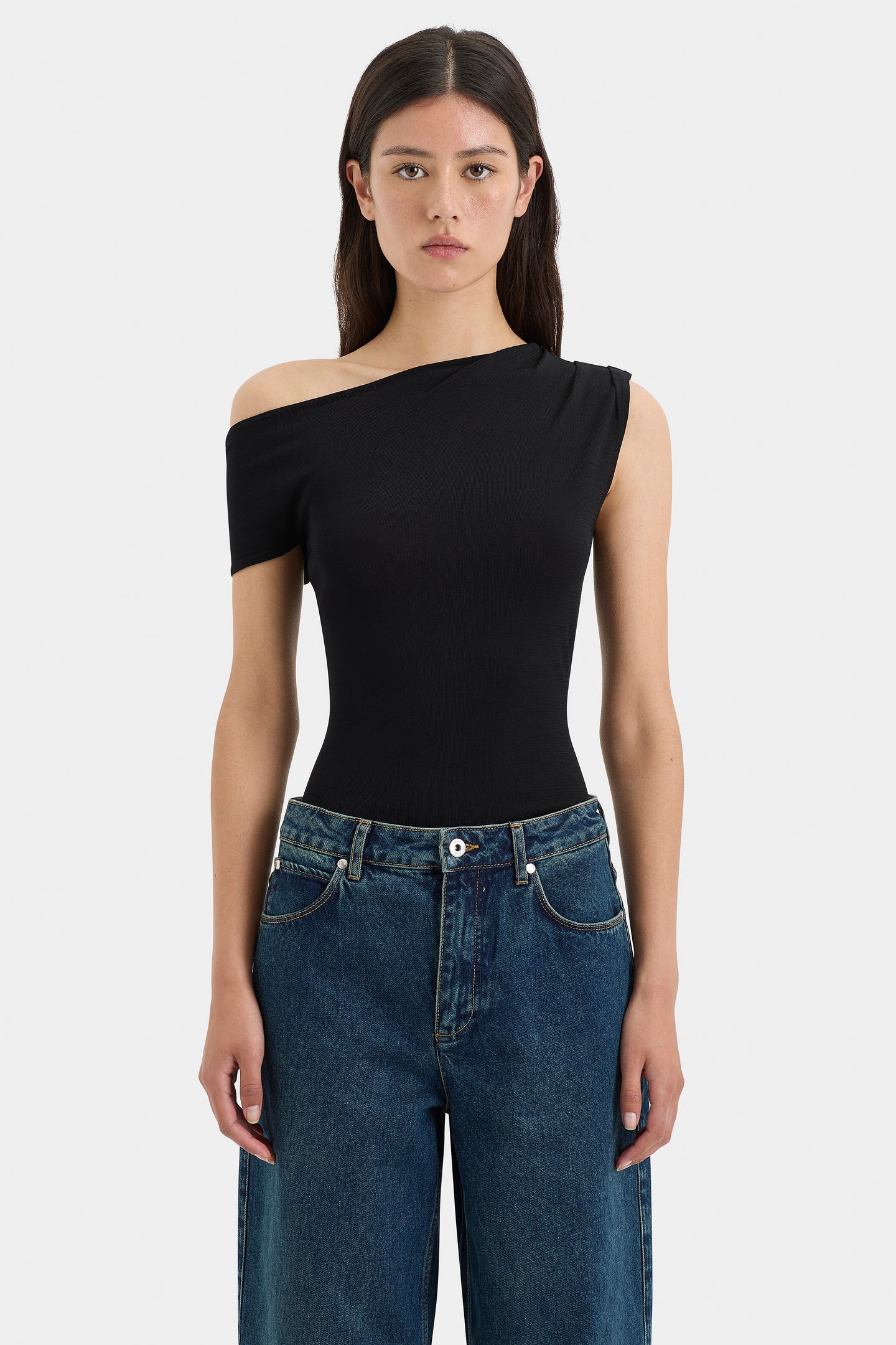 SIR the label Yolanda Off Shoulder Top BLACK