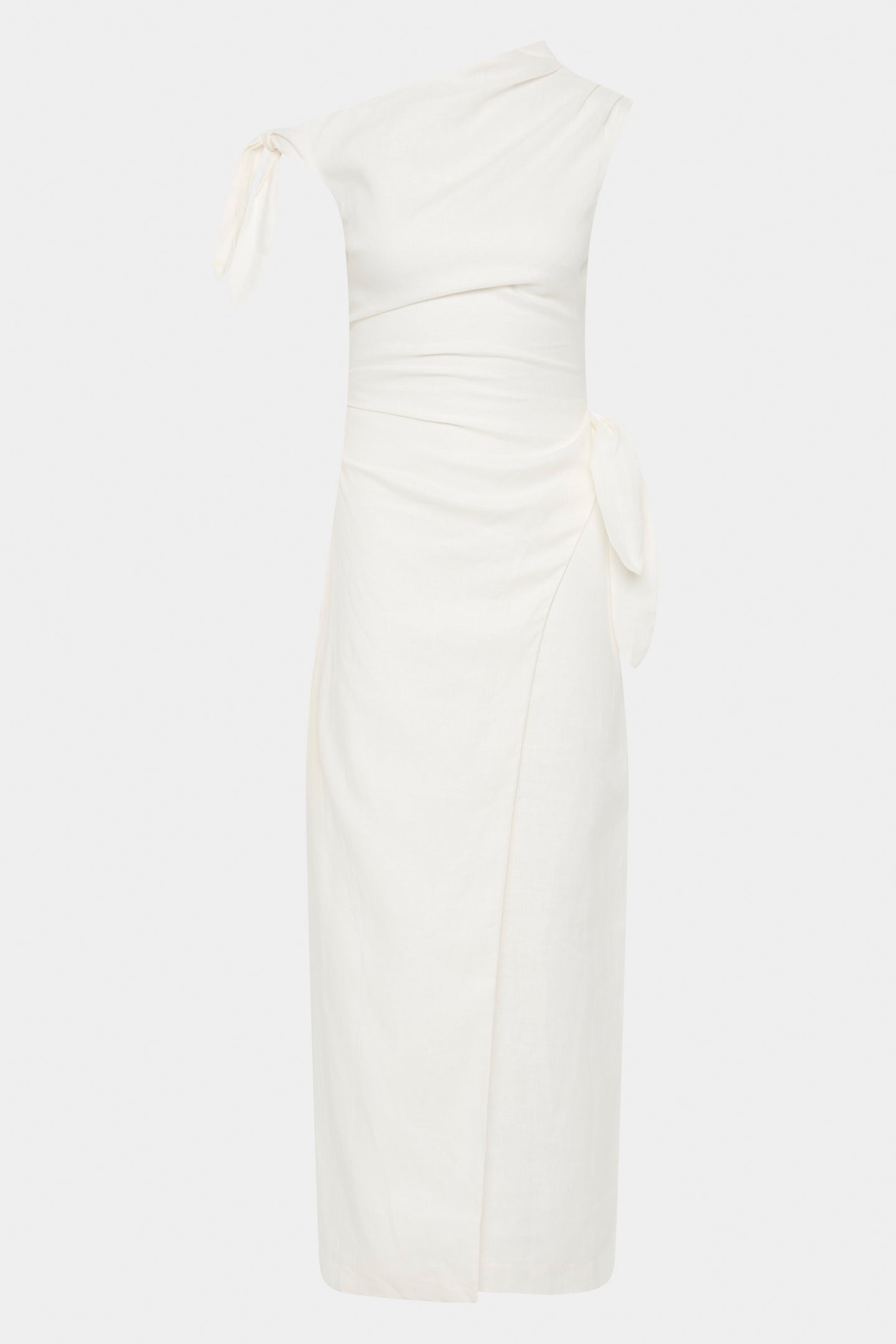 SIR the label Tamara Tie Midi Dress IVORY