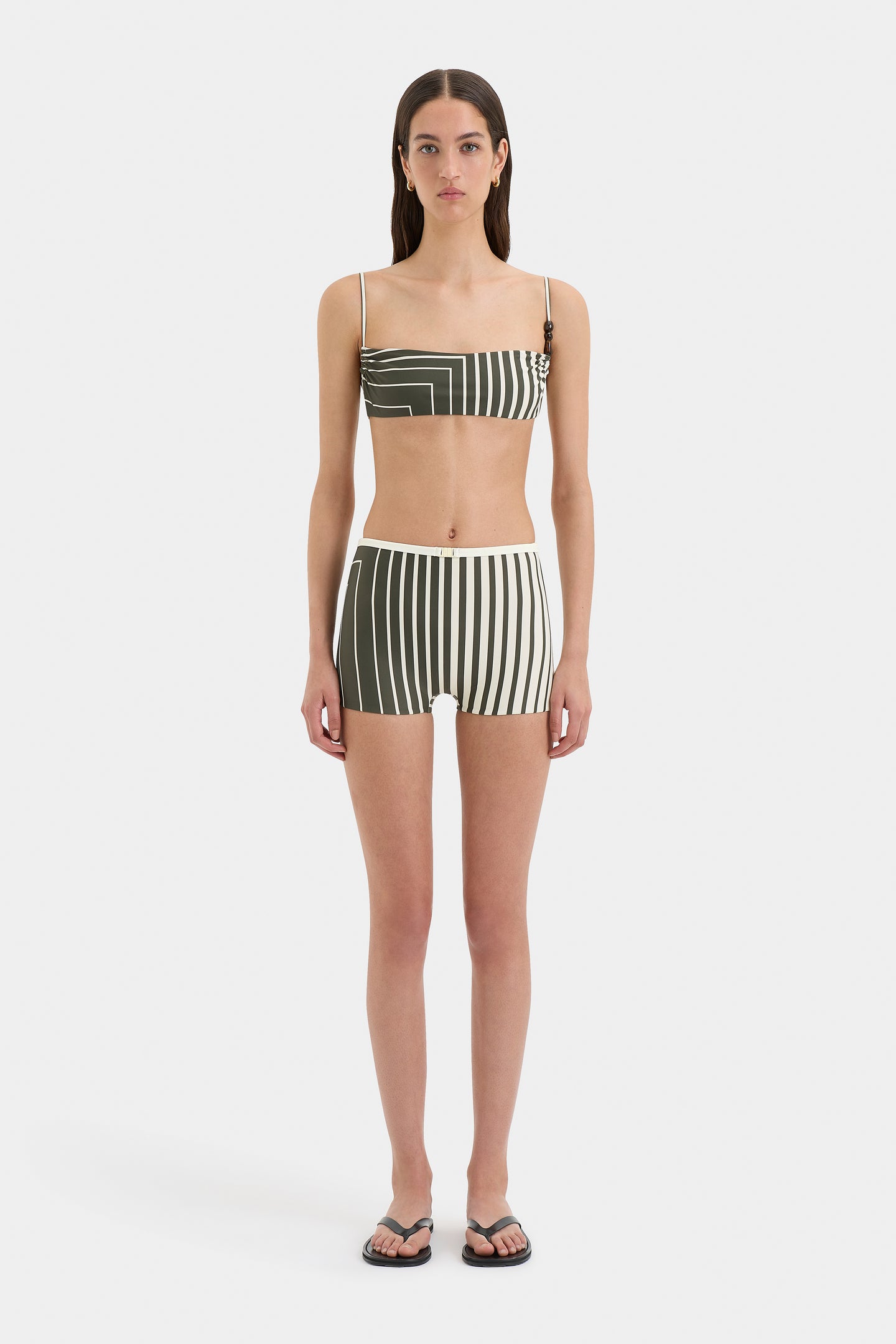 SIR the label Leilana Bandeau Top Garden Stripe