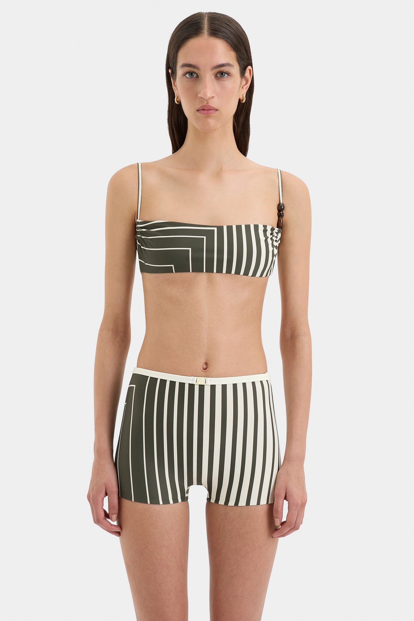 SIR the label Leilana Bandeau Top Garden Stripe