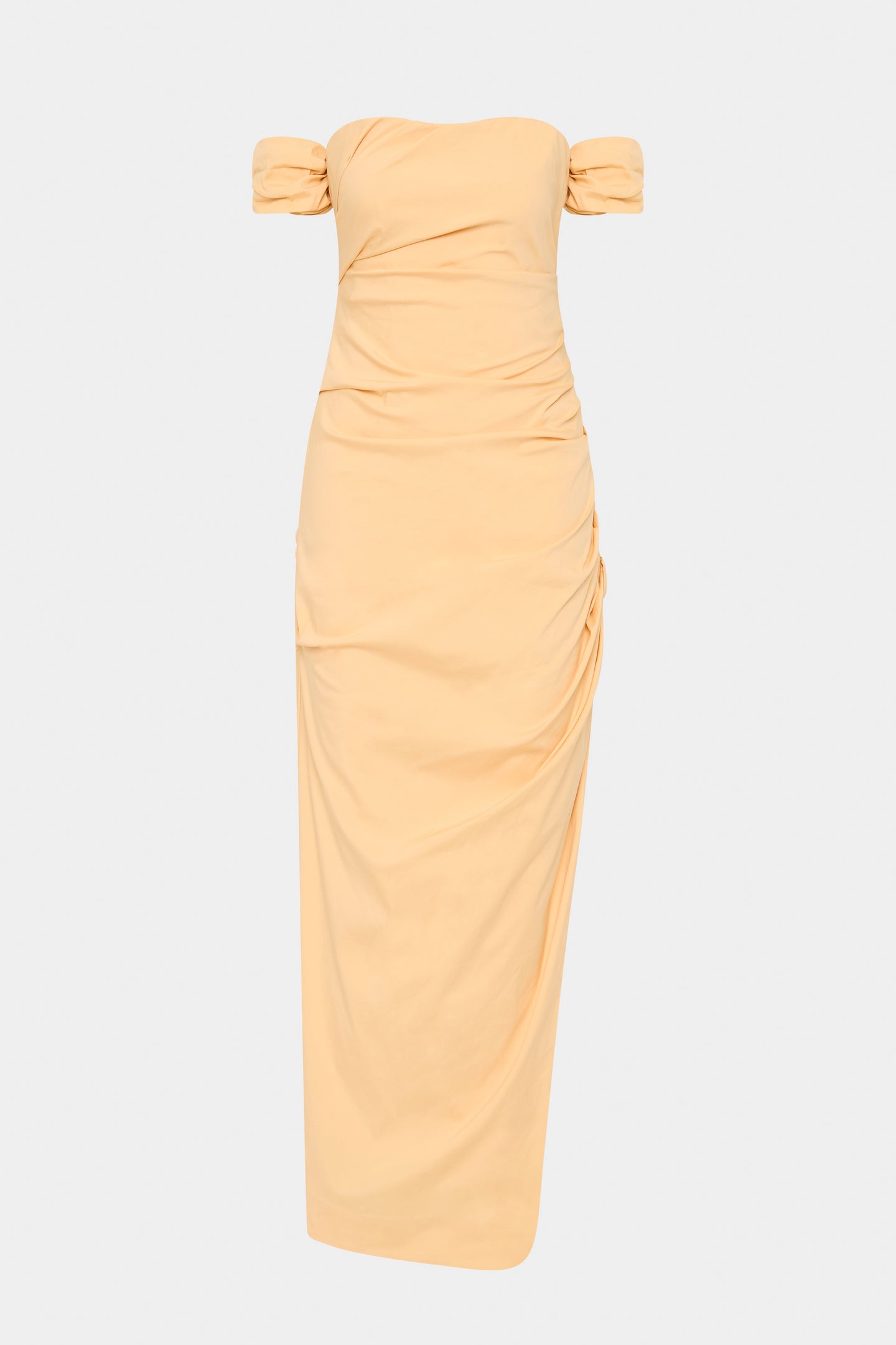 SIR the label Carmen Draped Gown LIGHT PEACH