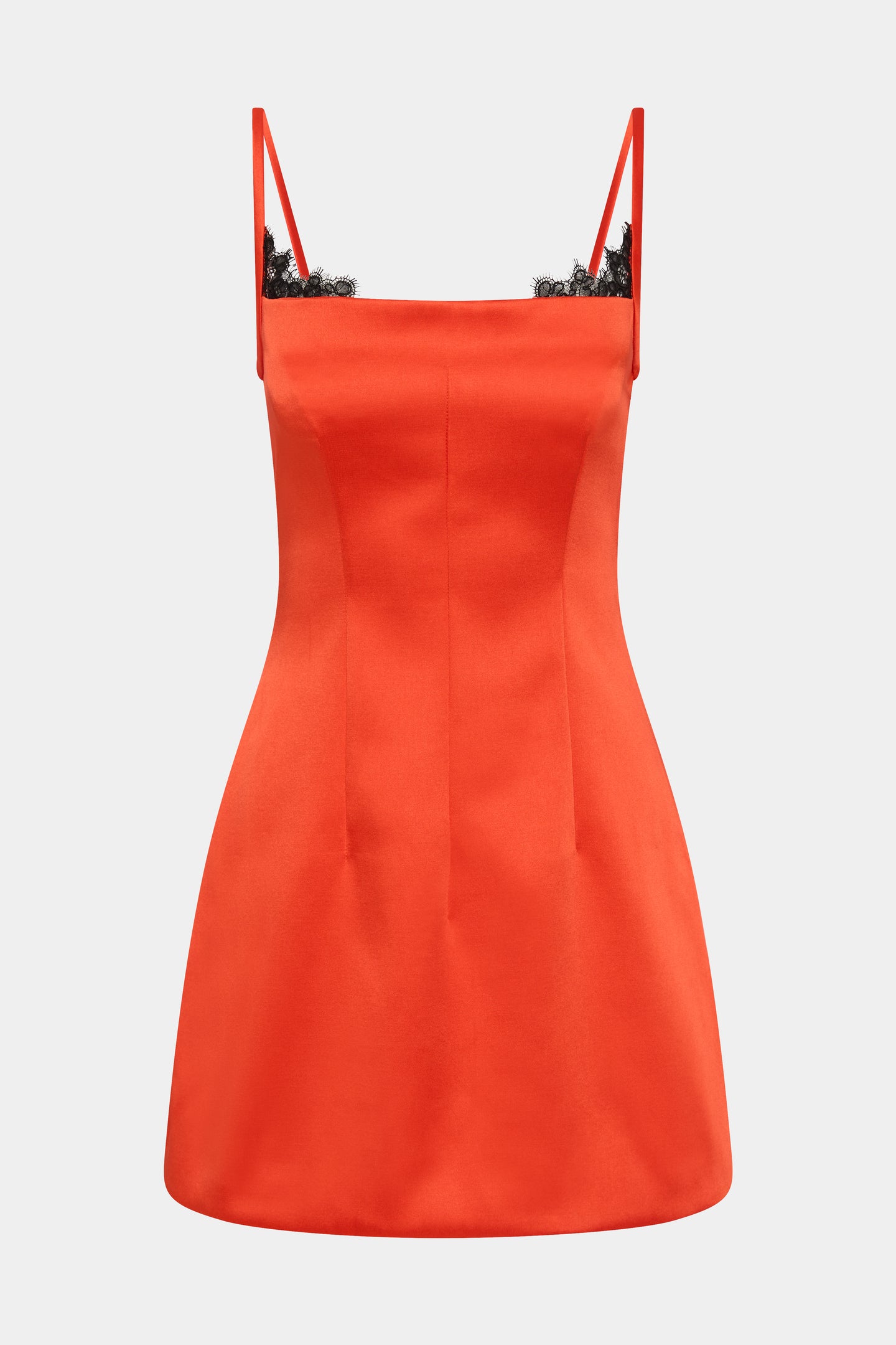 SIR the label Poppy Contoured Mini Dress Tangerine