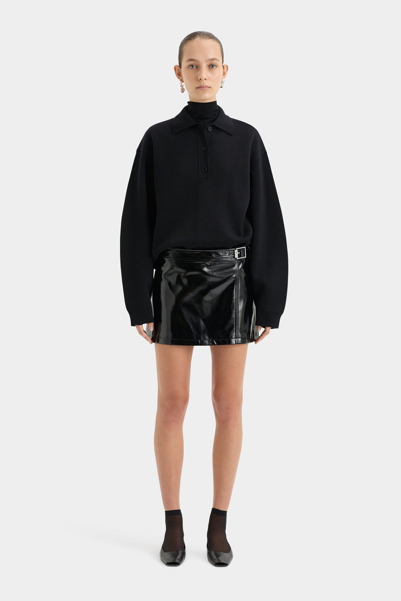 SIR the label Midnight Mini Skirt BLACK